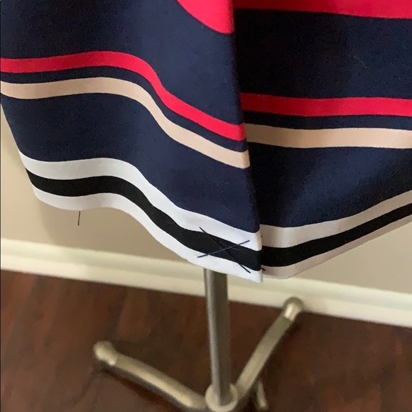 Donna Karan Sleeveless Striped Sheath Dress Size 10 - Picture 11 of 11
